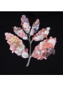magenta  flower hoodie
