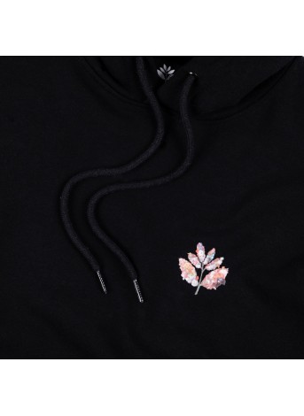 magenta  flower hoodie