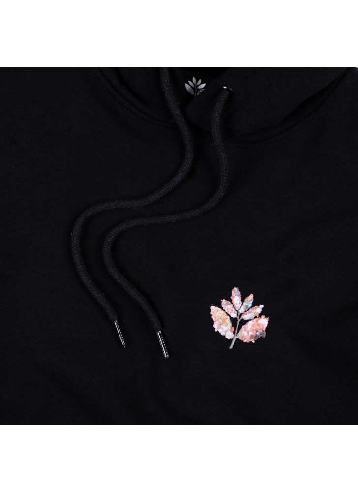magenta  flower hoodie