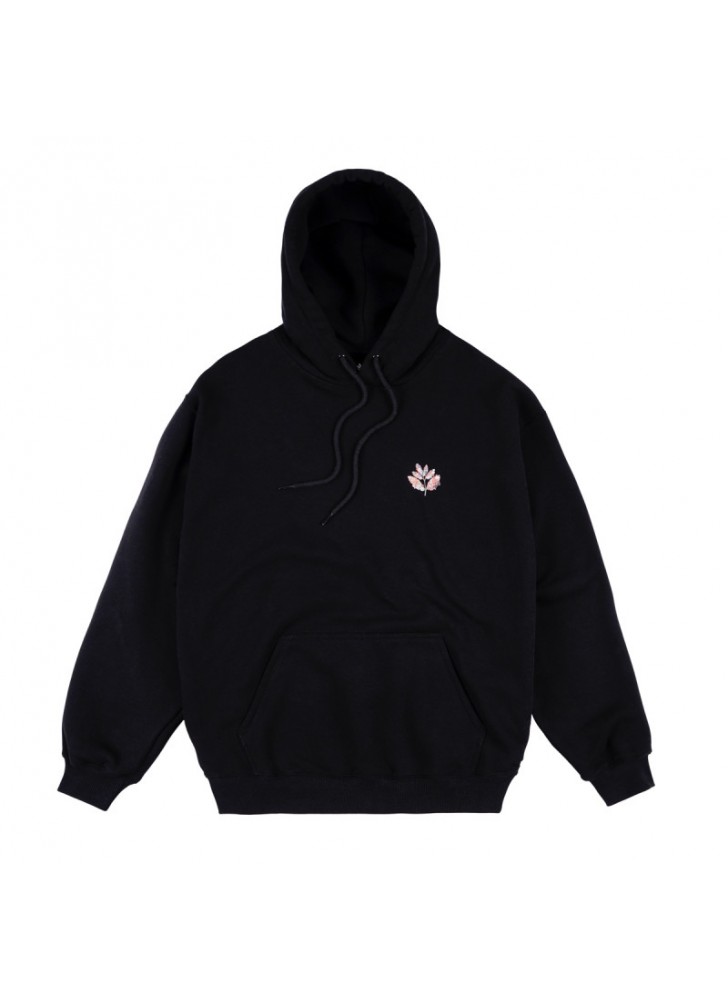 magenta  flower hoodie