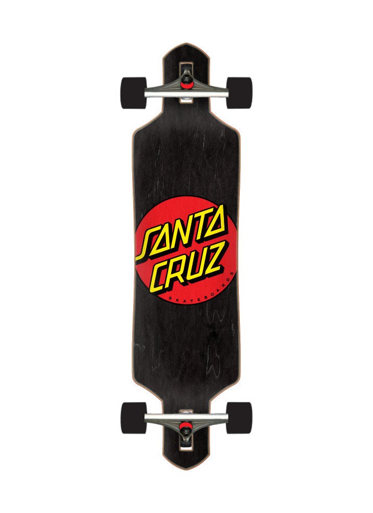 santa cruz classic dot longboard