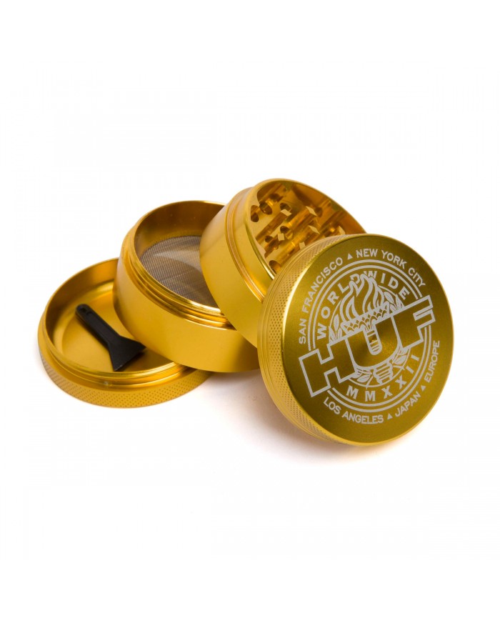 HUF grinder gold