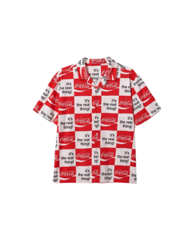 brixton x coca bunker patch shirt brixton x coca bunker patch shirt