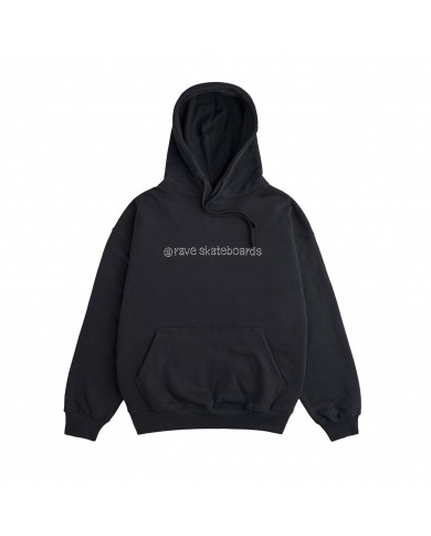 rave core logo hood black rave core logo hood black