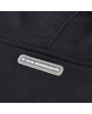rave core logo hood black