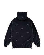 magenta loop fleece hood magenta loop fleece hood