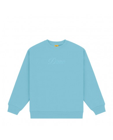 dime cursive logo crew