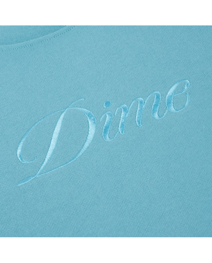 dime cursive logo crew