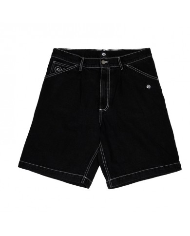 magenta OG denim long short black