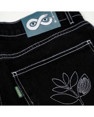 magenta OG denim long short black magenta OG denim long short black