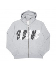 bisous HOODIE ZIPPER PAST SPORT GREY