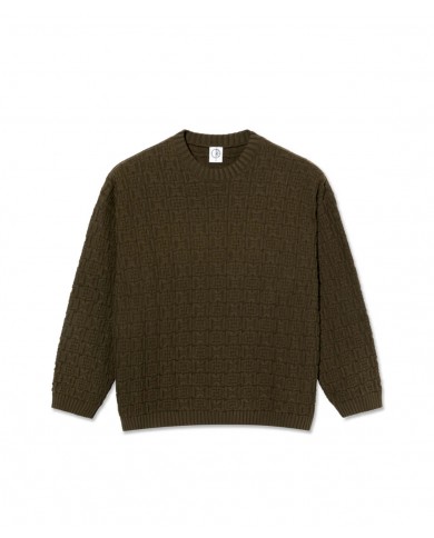polar alex sweater brown