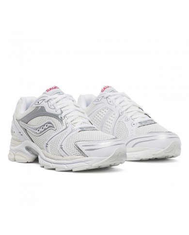 saucony progrid triumph 4 white/silver saucony progrid triumph 4 white/silver
