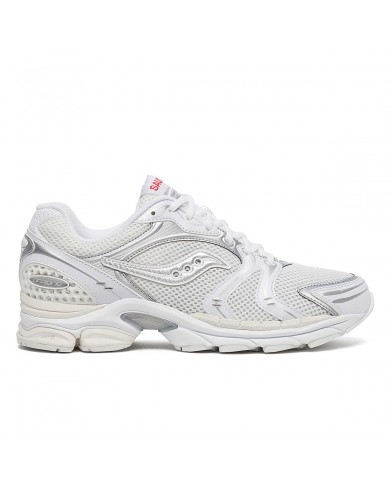saucony progrid triumph 4 white/silver saucony progrid triumph 4 white/silver
