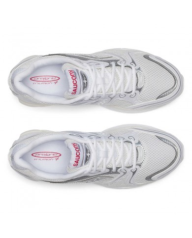 saucony progrid triumph 4 white/silver saucony progrid triumph 4 white/silver