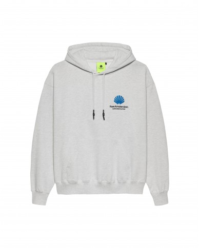 new amsterdam grey logo hoodie
