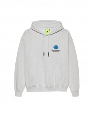 new amsterdam grey logo hoodie
