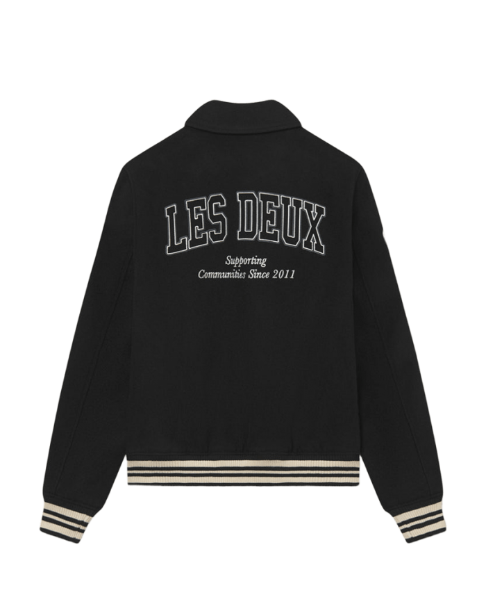 les deux wool varsity jacket les deux wool varsity jacket