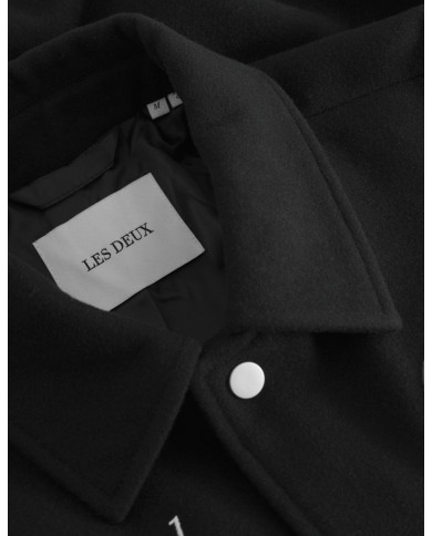 les deux wool varsity jacket