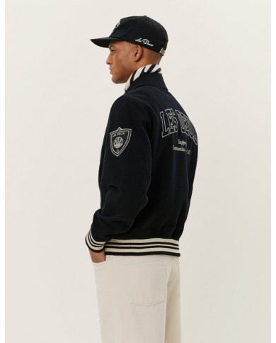 les deux wool varsity jacket