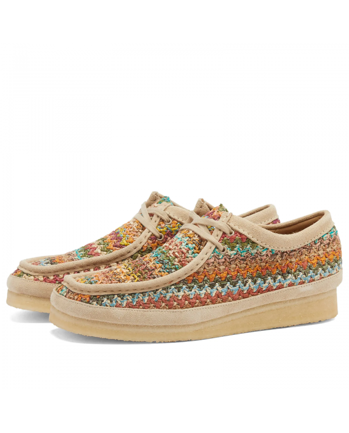 clarks wallabee raffia