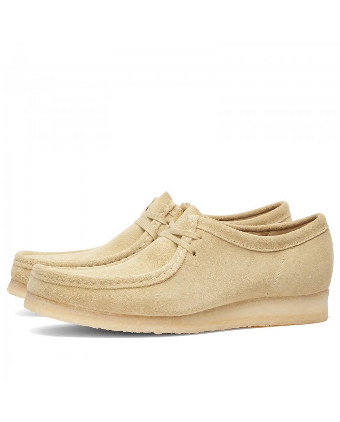 CLARKS wallabee maple suède