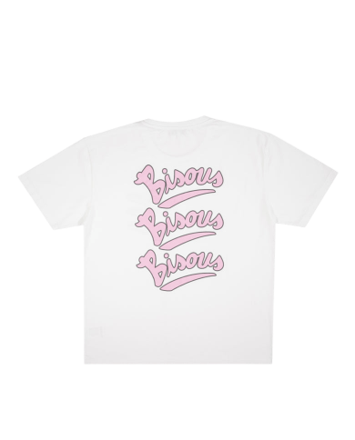 bisous GIANNI tee white