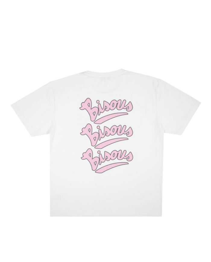 bisous GIANNI tee white