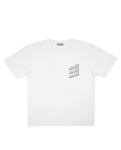 bisous SONICS tee white
