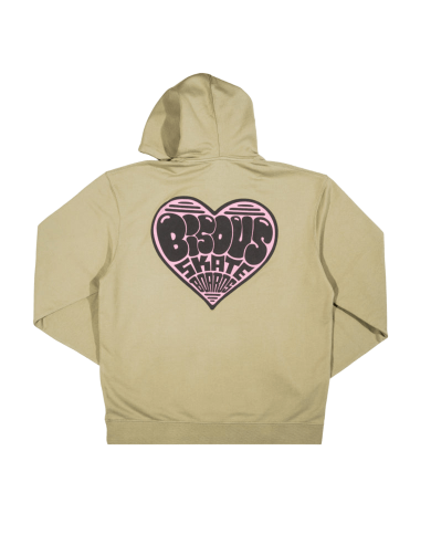 bisous HEART hood olive
