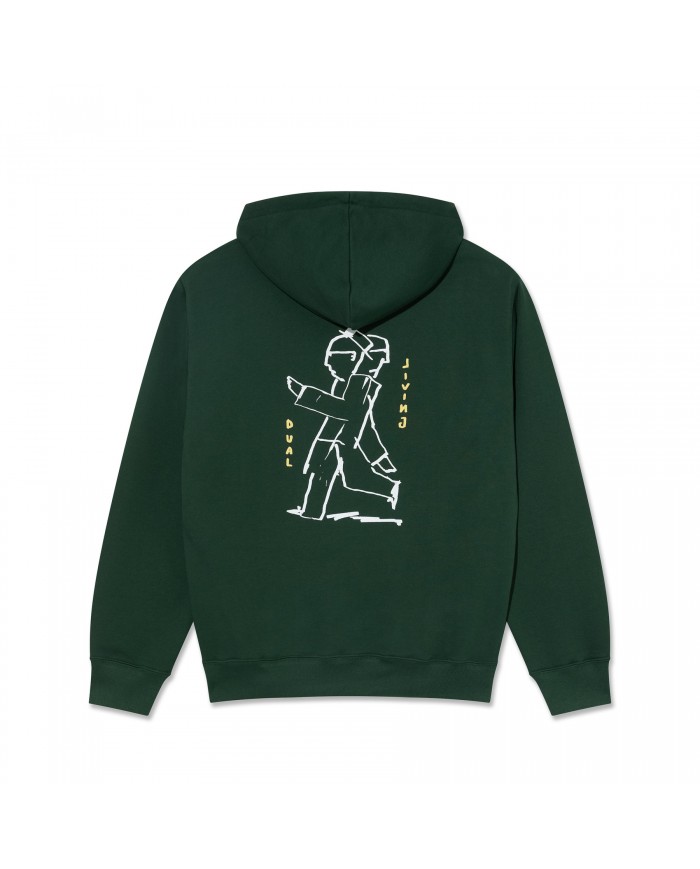 polar dave hoodie dark green