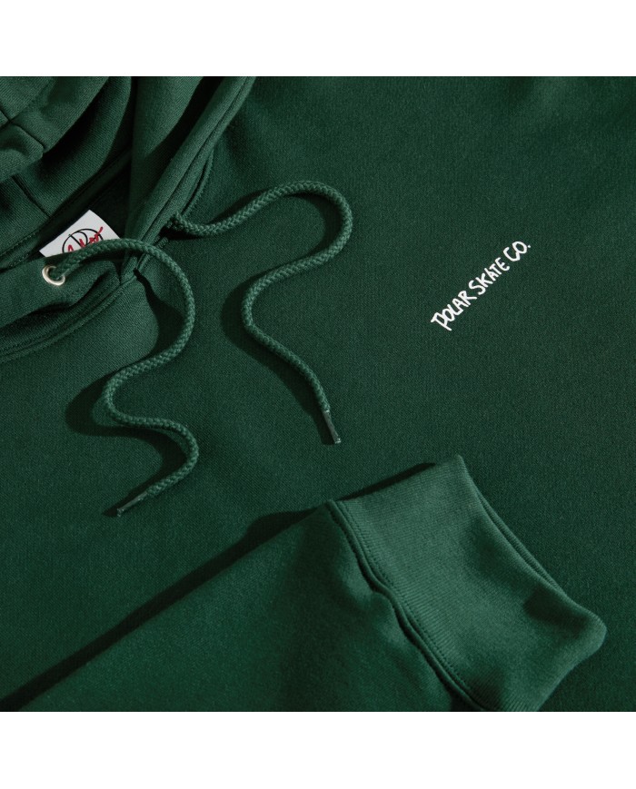 polar dave hoodie dark green