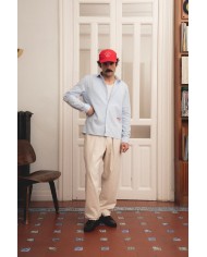 pompeii checked blue shirt