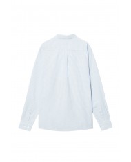 pompeii checked blue shirt