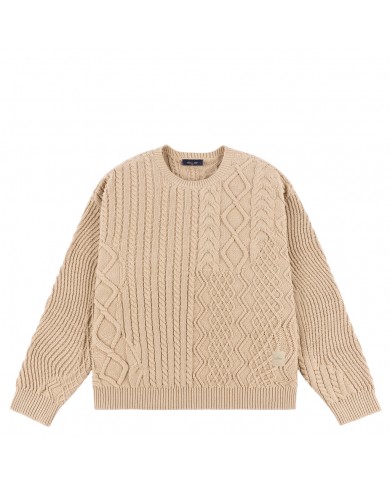 DIME mixed cable knit DIME mixed cable knit