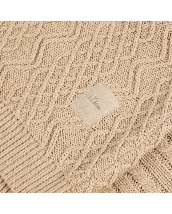 DIME mixed cable knit