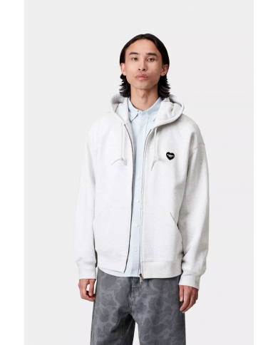 carhartt wip hoohed heart II zip