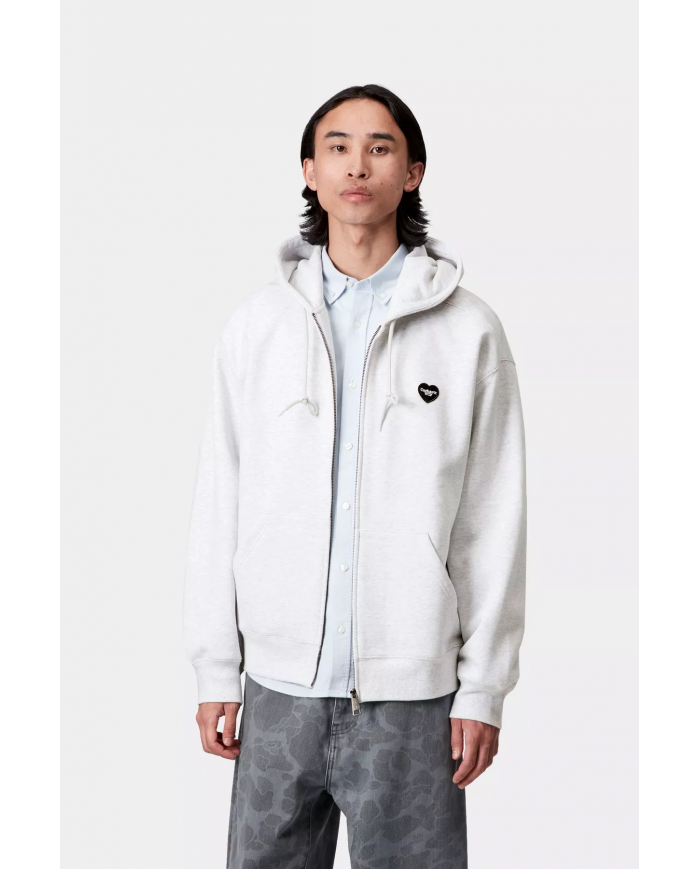 carhartt wip hoohed heart II zip
