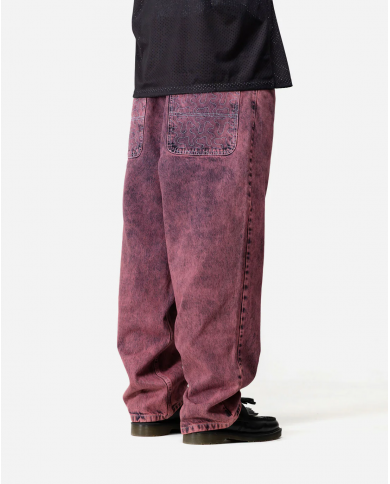 JACKER oneline baggy pant pink JACKER oneline baggy pant pink