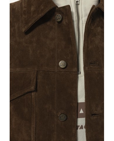 goodies sportive real suede jacket