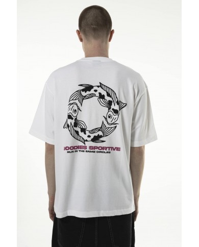 goodies sportive caps white tee