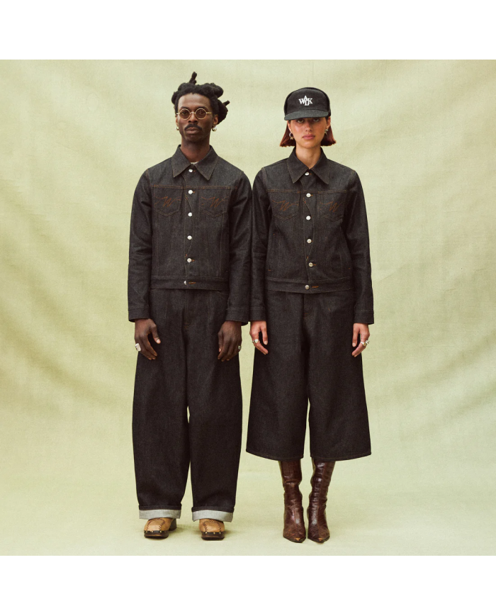 walk in paris fitted indigo jacket