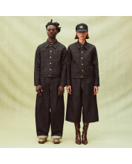 walk in paris fitted indigo jacket