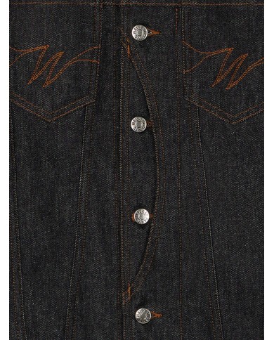 walk in paris fitted indigo jacket