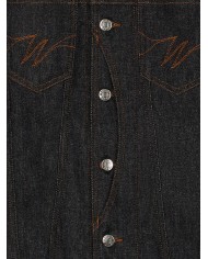 walk in paris fitted indigo jacket