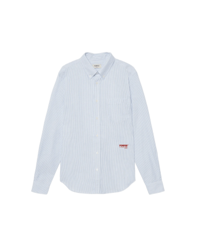 Pompeii stripe oxford shirt