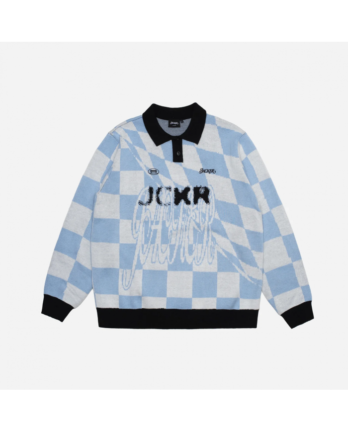 JACKER square knit polo