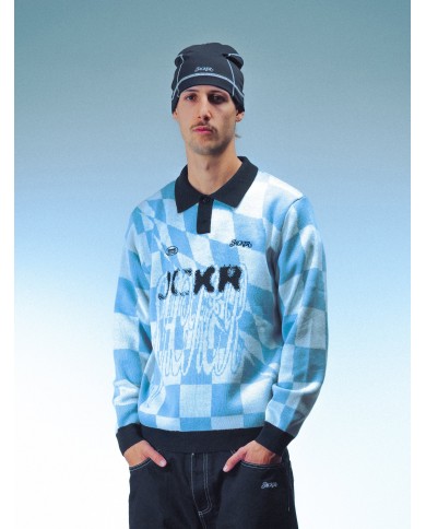 JACKER square knit polo